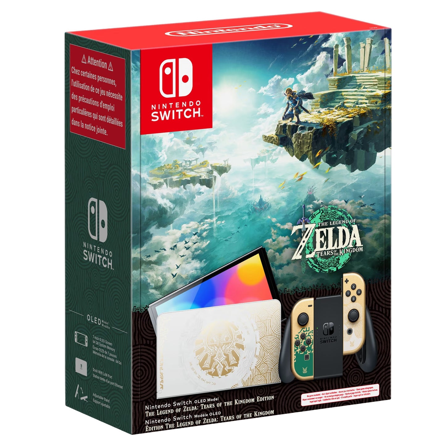 Nintendo Switch – Modèle OLED édition The Legend of Zelda: Tears of the Kingdom