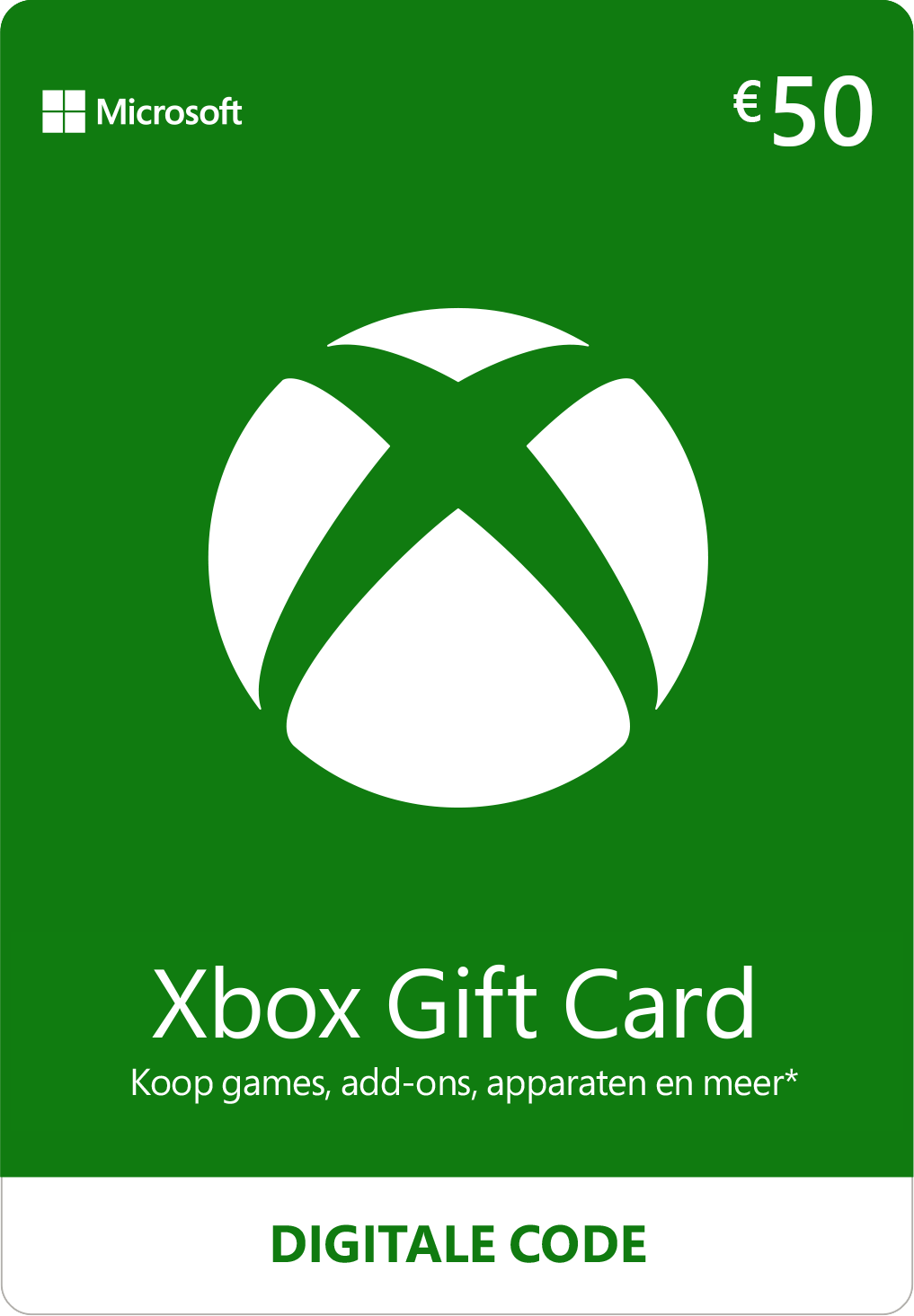Gift Card / Carte Cadeau Xbox 50€