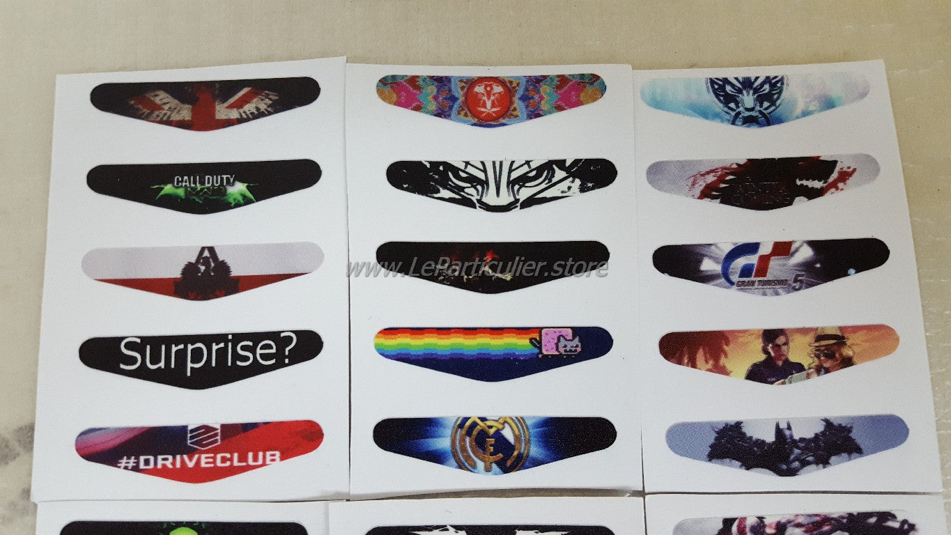 LED STICKERS PS4 (COULEUR)