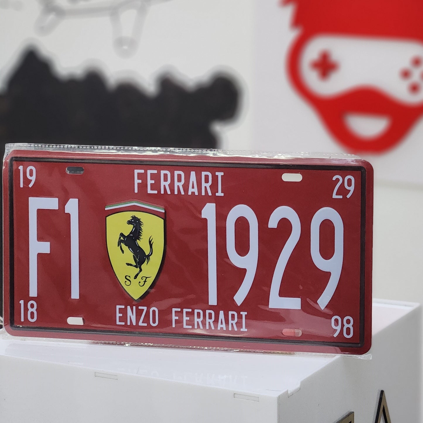 Plaque Decorative En Metal (30.5 cm x15.5 cm)