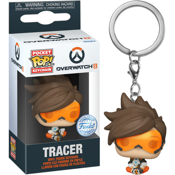 Funko Pop Mini Keychain: Overwatch 2 - Tracer  -