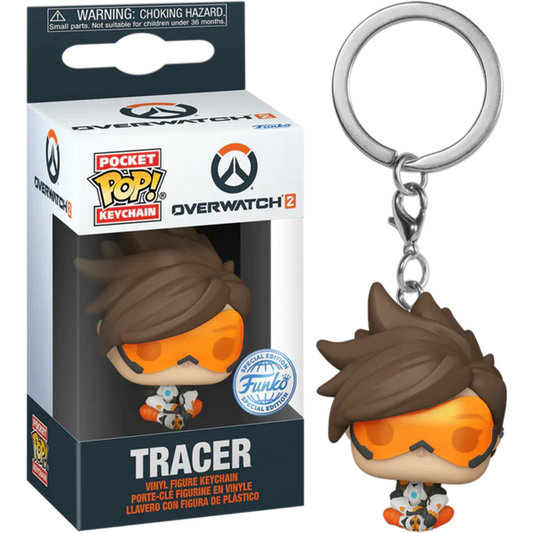 Funko Pop Mini Keychain: Overwatch 2 - Tracer  -