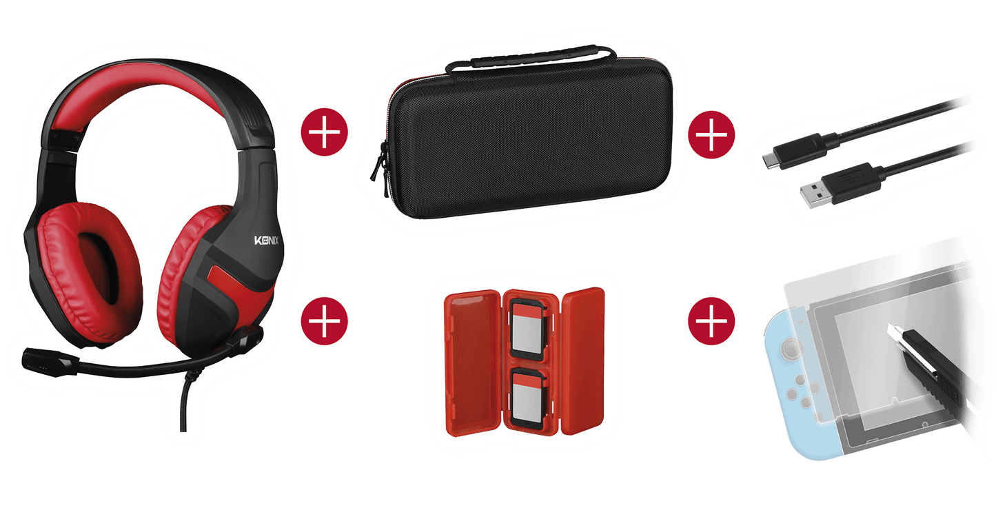 Gamer Pack Pour Nintendo Switch Konix Mythics 5 IN 1