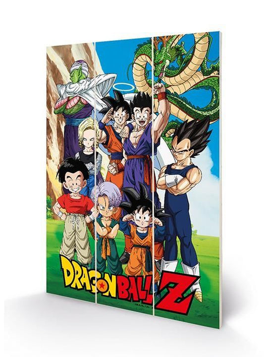 Impression Sur Bois DRAGON BALL Z 20x29.5 cm