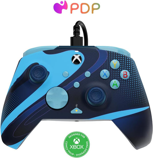 Manette PDP Rematch Xbox Series X|S et PC BLUE TIDE