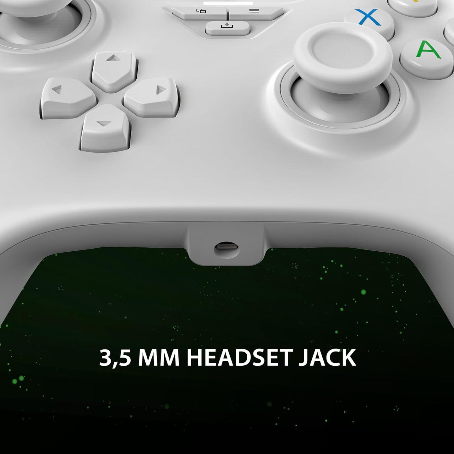 Manette Filaire Snakebyte Base X HALL EFFECT (White) pour PC/Xbox Series X/S