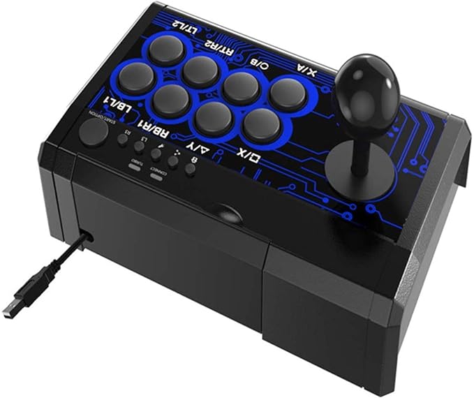 Dobe Mini Arcade Fighting Stick for | TP4-1886  for PS3, PS4, Android, X-Box One, PC, Nintendo Switch, X-Box 360