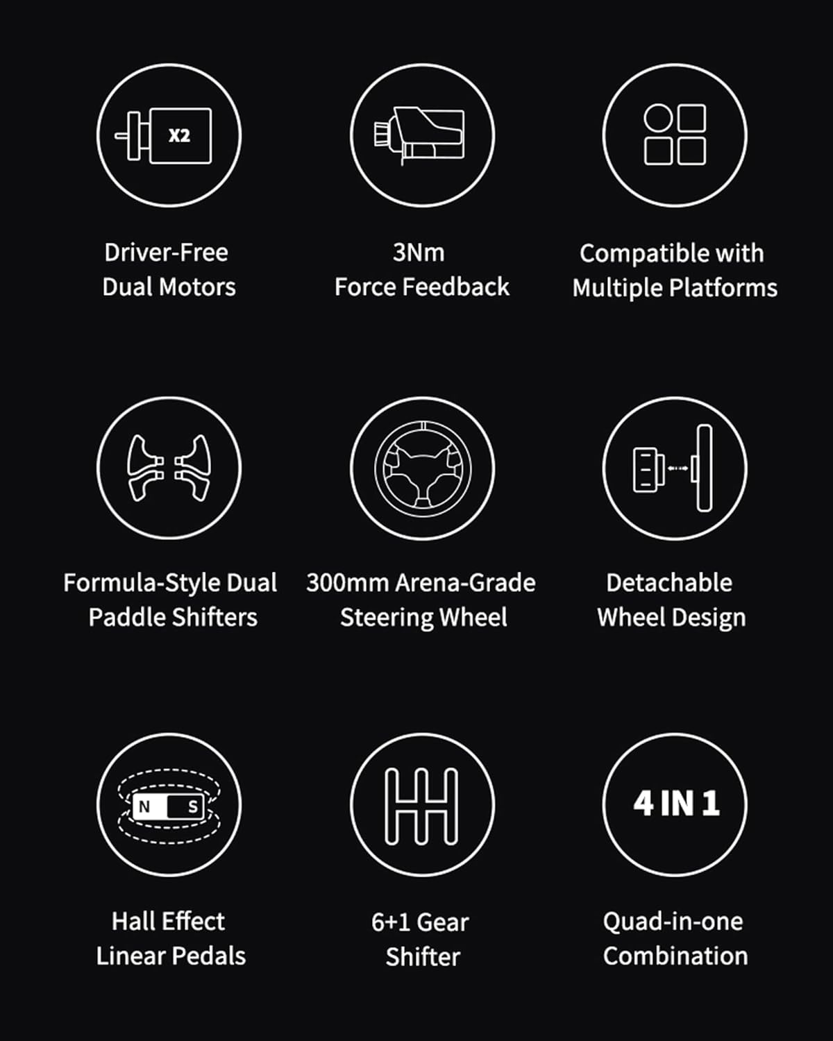 Volant de Course PXN V99