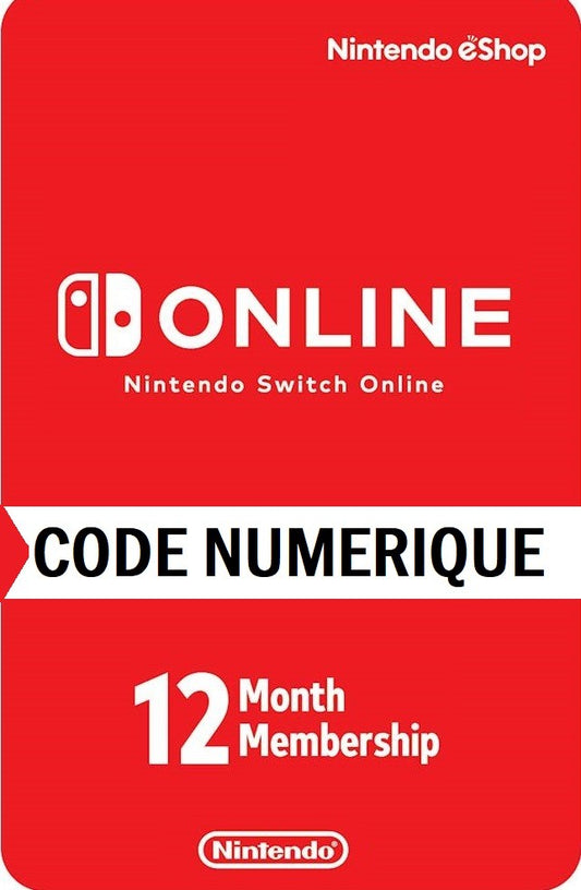 Abonnement eShop Nintendo 12 Mois