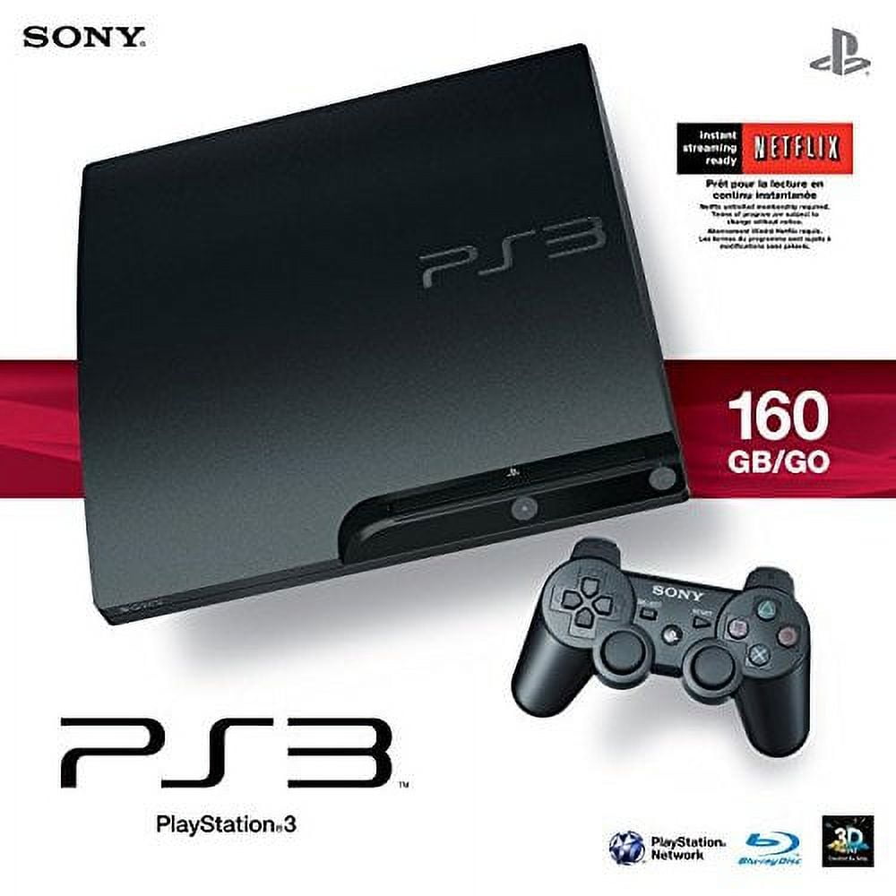 PS3 SLIM 160 GB * Presque Neuve