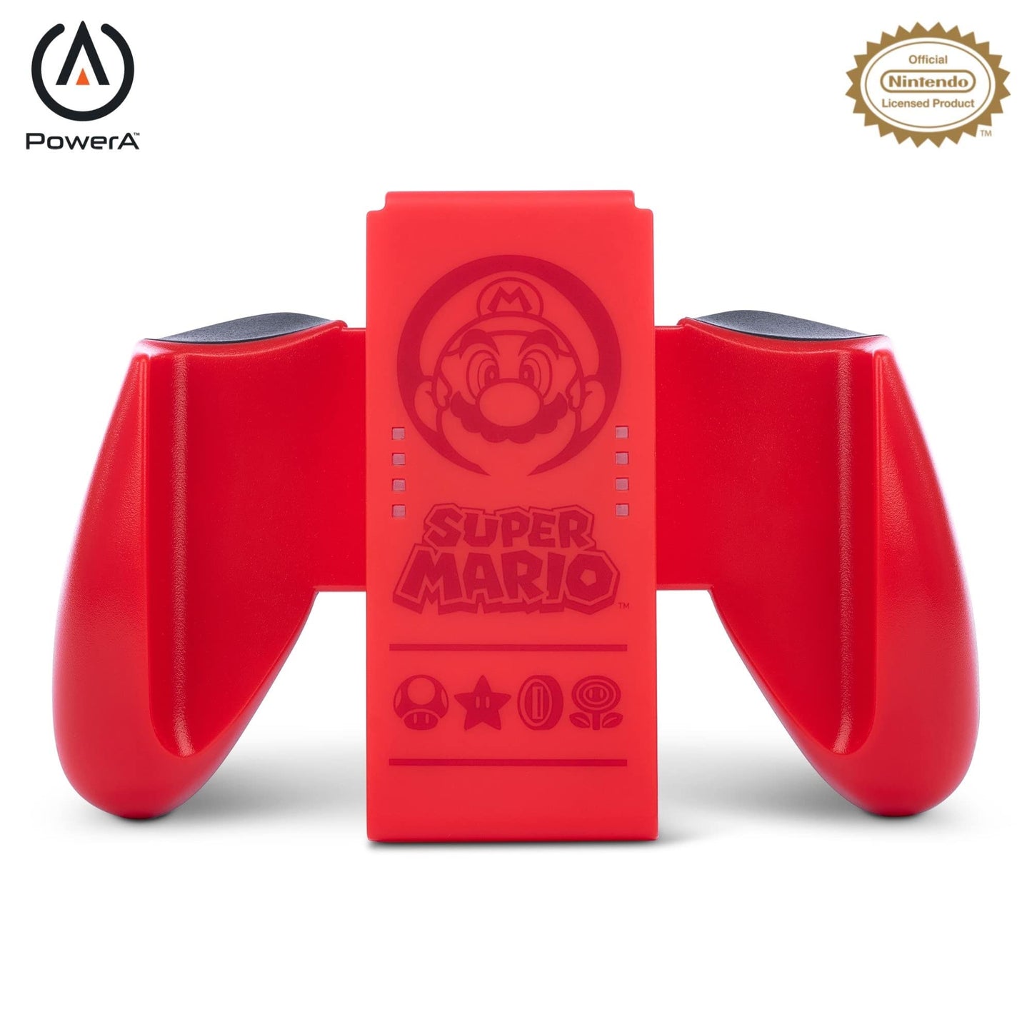 PowerA Joy-Con Comfort Grip for Nintendo Switch - Mario Red