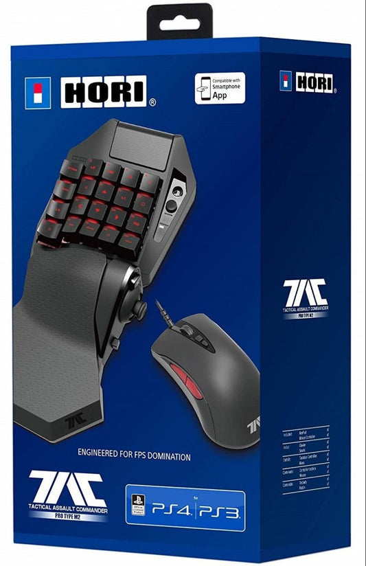 Hori PS4 TAC : PRO (Manette Clavier Mécanique et Souris pour PS4/PS5)