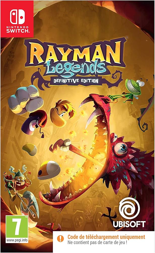 Rayman Legends Definitive Edition Nintendo Switch (Sans Boite) Occasion ♻️