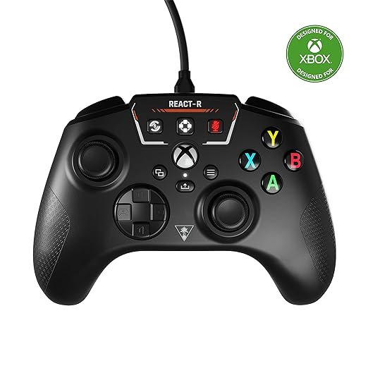 Manette xbox one / series Turtle Beach Black React R Controller