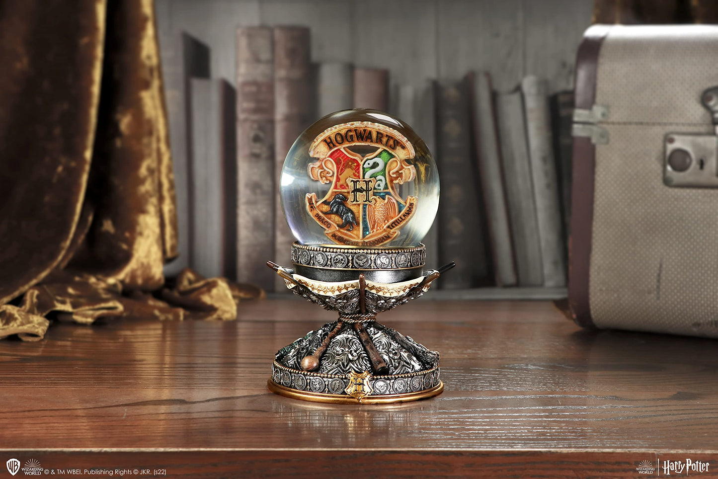 Boule De Neige Hogwarts Blason De Poudlard et Baguettes