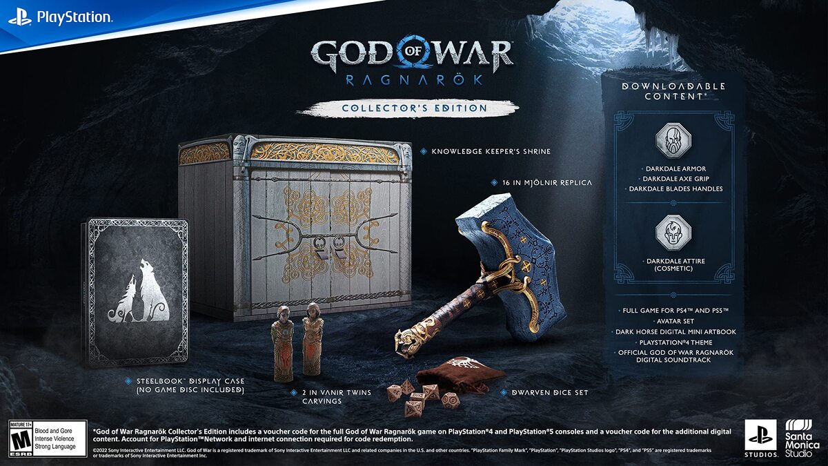 God of War Ragnarok Edition Collector PS5/PS4