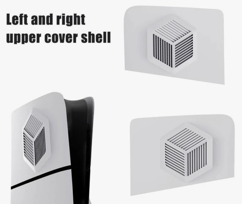 Coque Latérale De Remplacement Pour Console PS5 Slim Plaque Frontale White