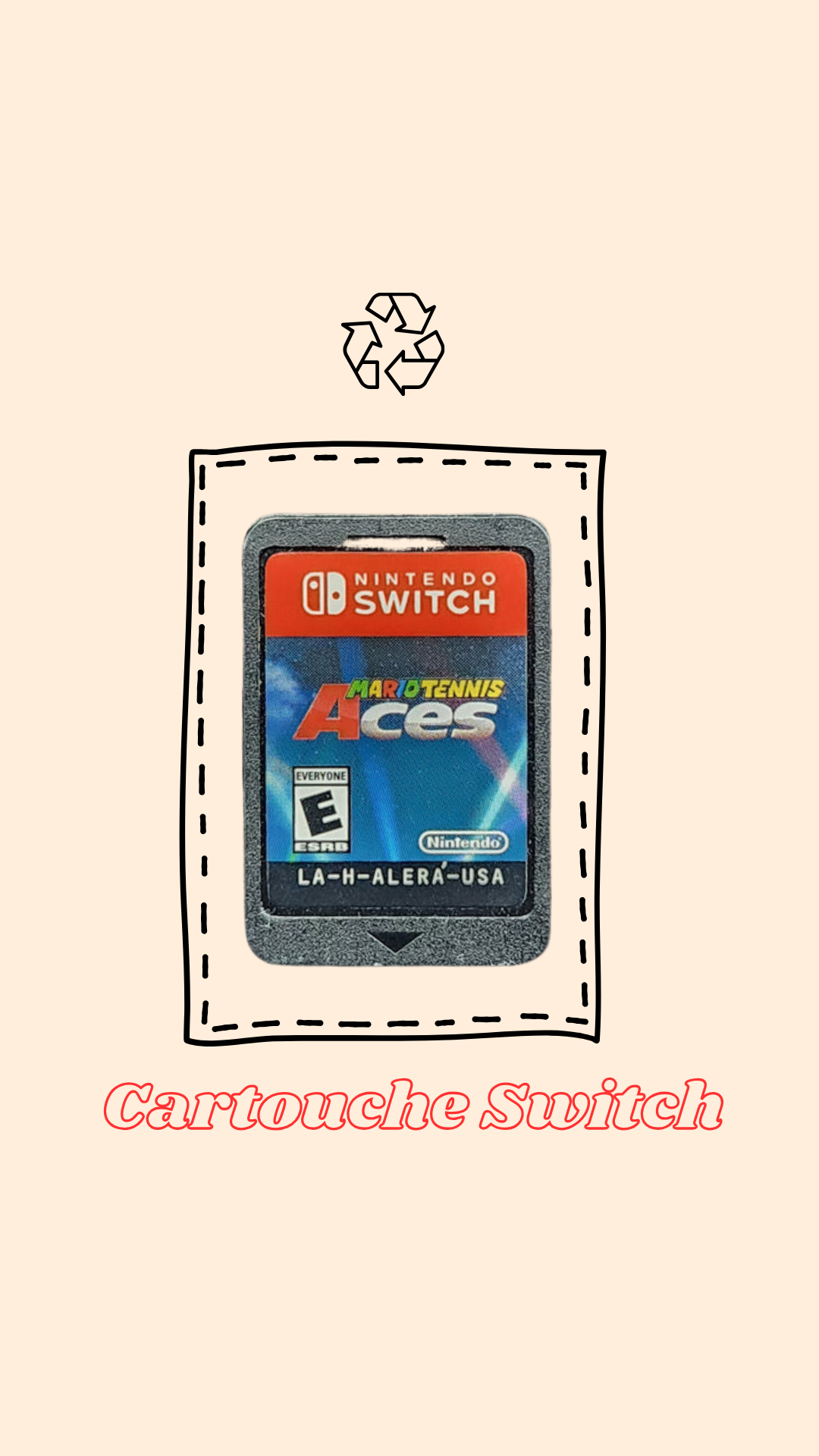 Cartouche Mario Tennis Aces Nintendo Switch Occasion (Sans Boite)