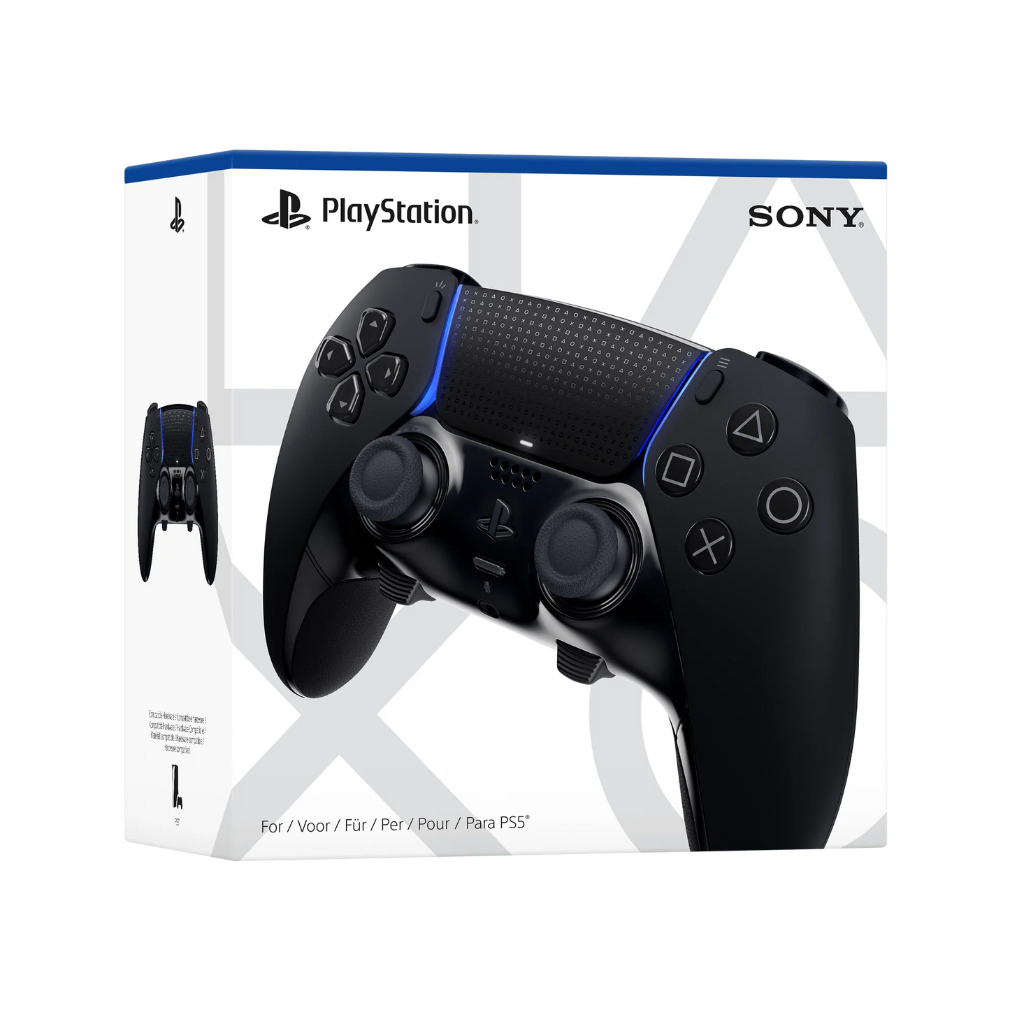 Manette PS5 Dualsense Edge Black  Midnight Black Edition