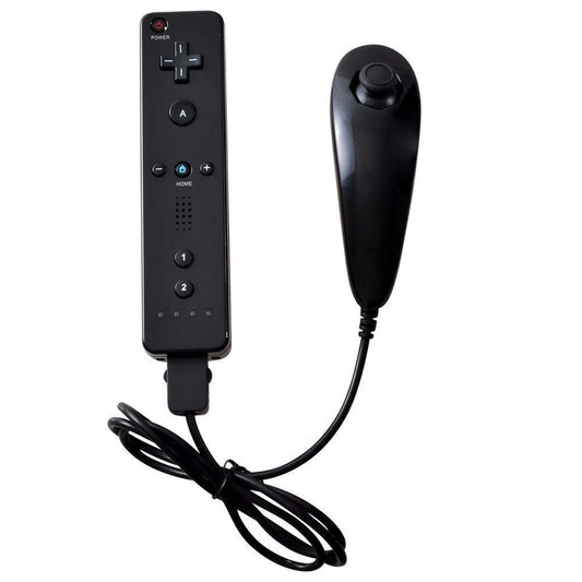 Manette Wii mote avec Manette Nunchuk Noir