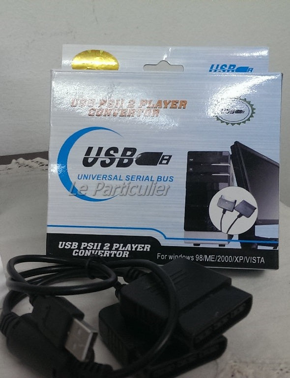 Adaptateur Manette PS2 pour PS3 & PC