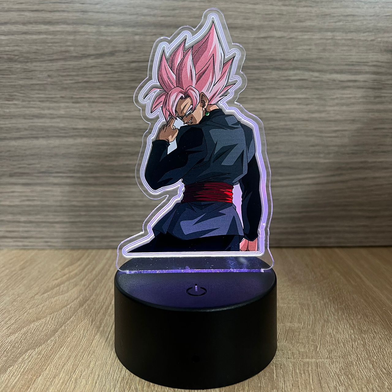 Lampe 3D Black Goku Rosé