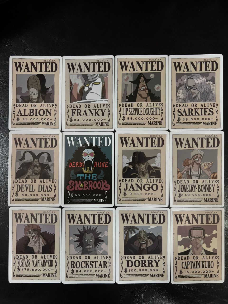 Pack de Stickers One Piece Wanted (V2)