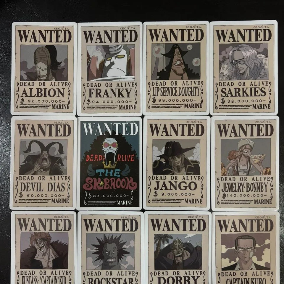 Pack de Stickers One Piece Wanted (V2)