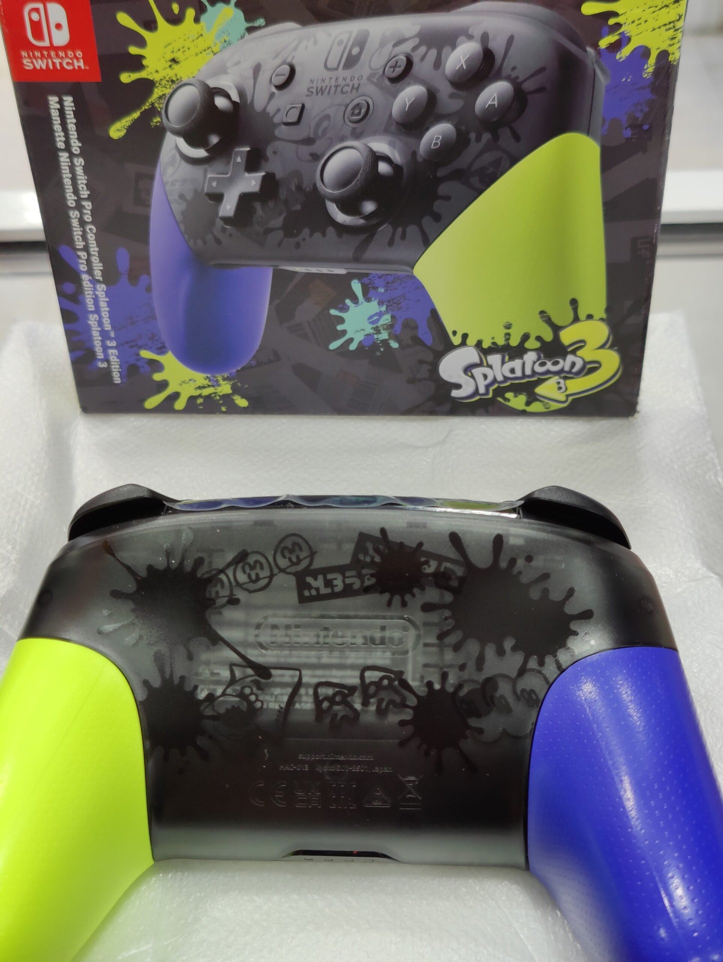 Manette Nintendo Switch Pro Controller Splatoon 3 Edition