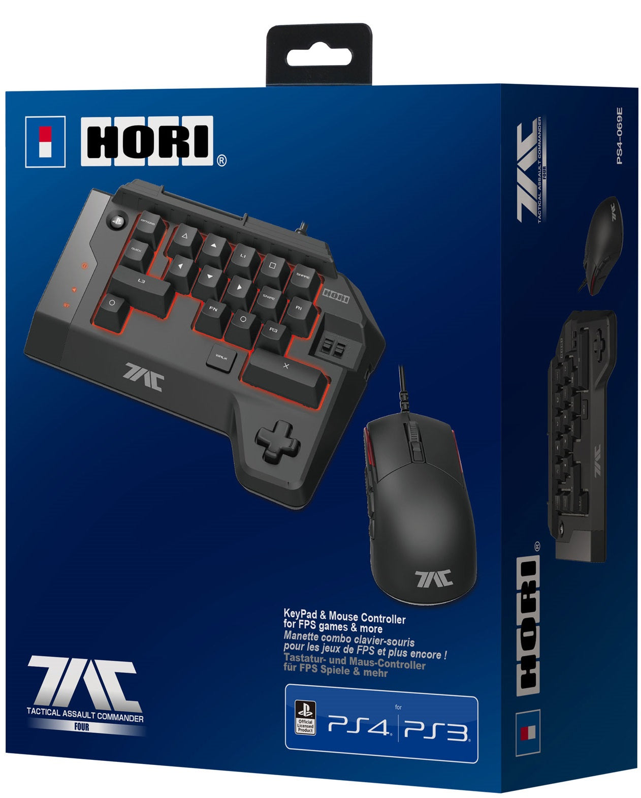 CLAVIER SOURIS HORI TAC (PS4/PS3/PC)