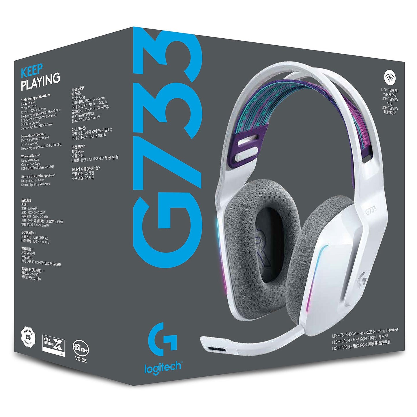 Casque Logitech G733