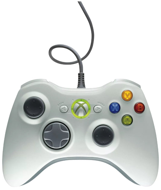 Manette Xbox 360 Blanche Filaire Original Occasion ♻️