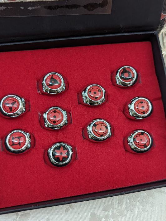 Bagues Naruto Sharingan Uchiwa