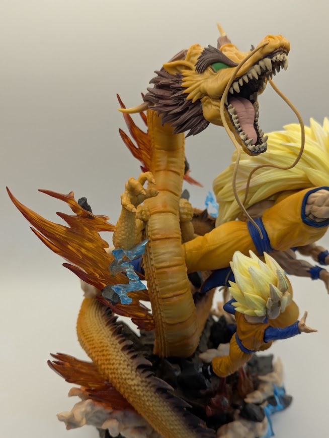 Figurine Super Saiyen Goku/Gohan/Goten 28 cm -Dragon Ball Z-