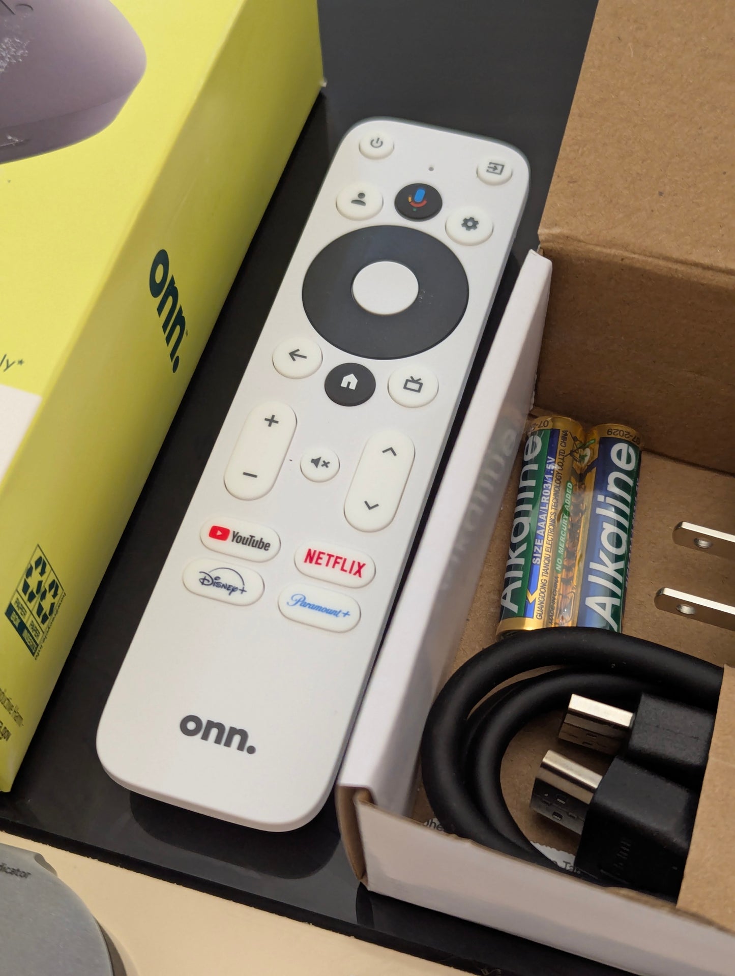 Tv Box Onn Google Tv 4k Hdmi Bluetooth Black (Original)