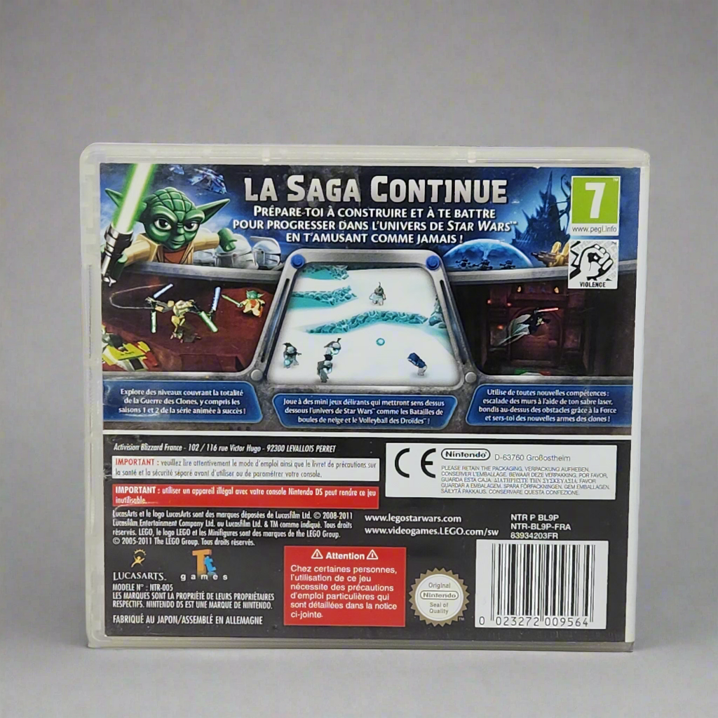 Lego Star Wars III : the Clone Wars Nintendo DS Classic (Boite + Notice) Occasion ♻️