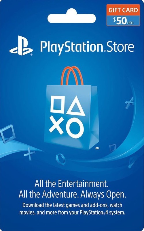 CARTE GIFT PSN 50$ (USA)