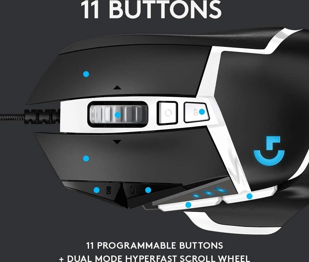 Souris Logitech G502 SE HERO - Gamer Filaire