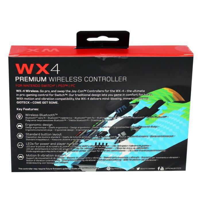 Manette Sans fil WX4 Nintendo Switch By Giotech