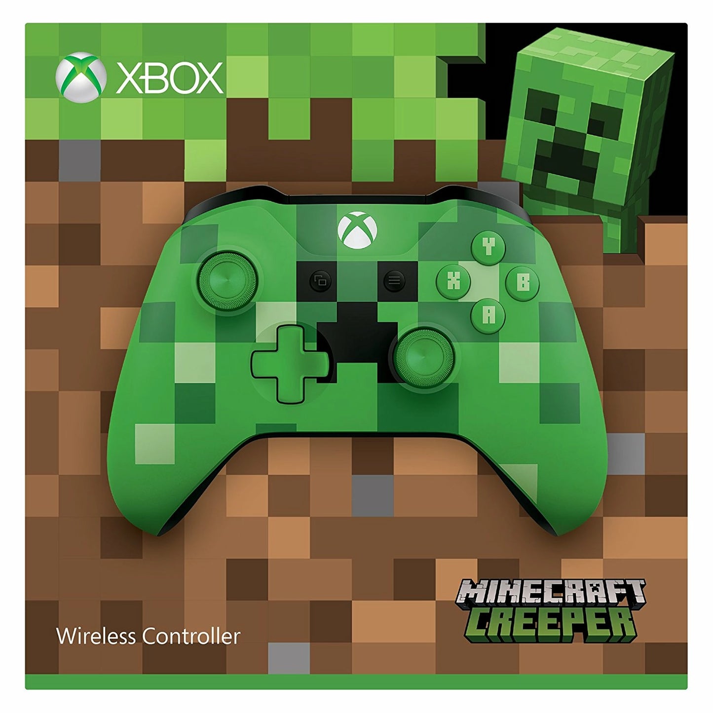 Manette Sans Fil Xbox One Edition Limitée Minecraft Creeper