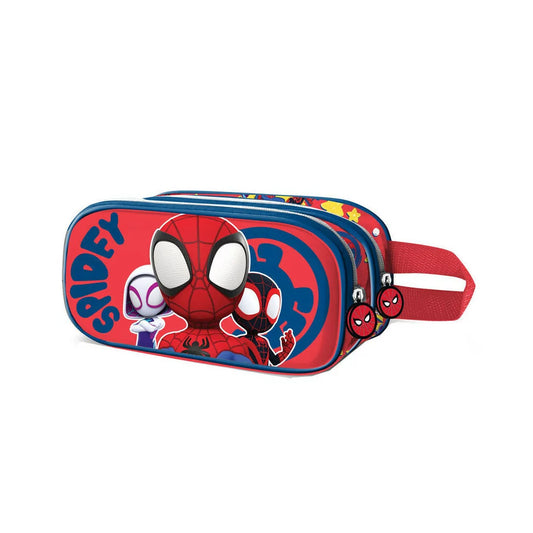 Trousse Marvel Spidey Gang 3D double pencil case