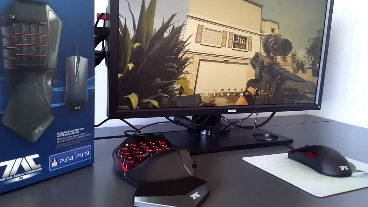 Hori PS4 TAC : PRO (Manette Clavier Mécanique et Souris pour PS4/PS5)