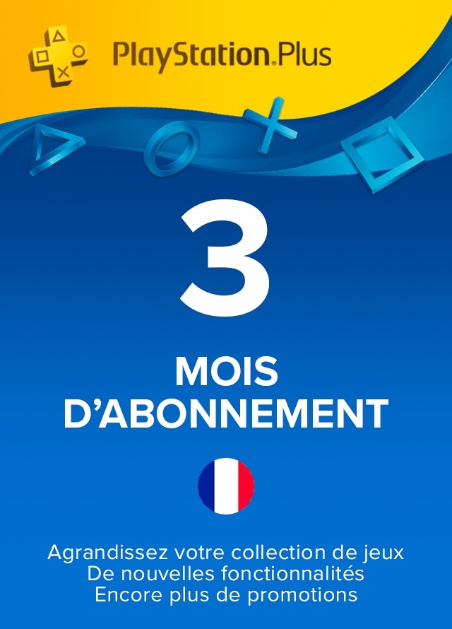 Abonnement Psn+ Essentiel 03 Mois (FR)