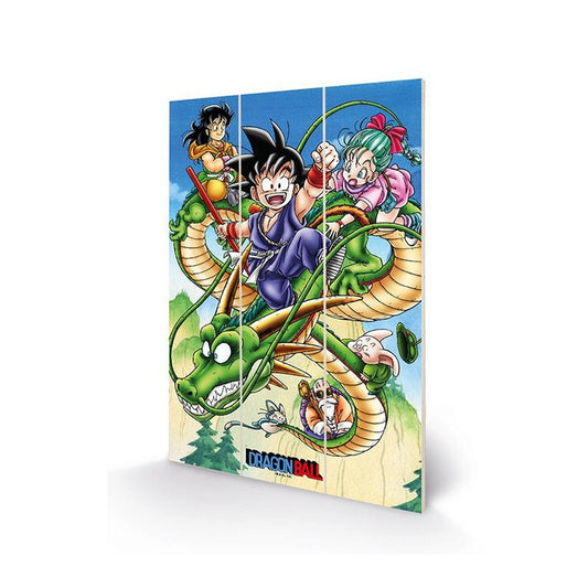 Impression Sur Bois DRAGON BALL 20x29.5 cm