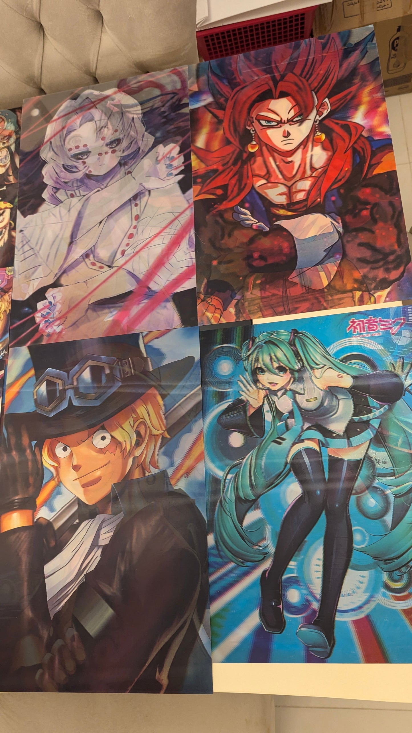 Poster 3D lenticulaire Anime (40x23 cm)