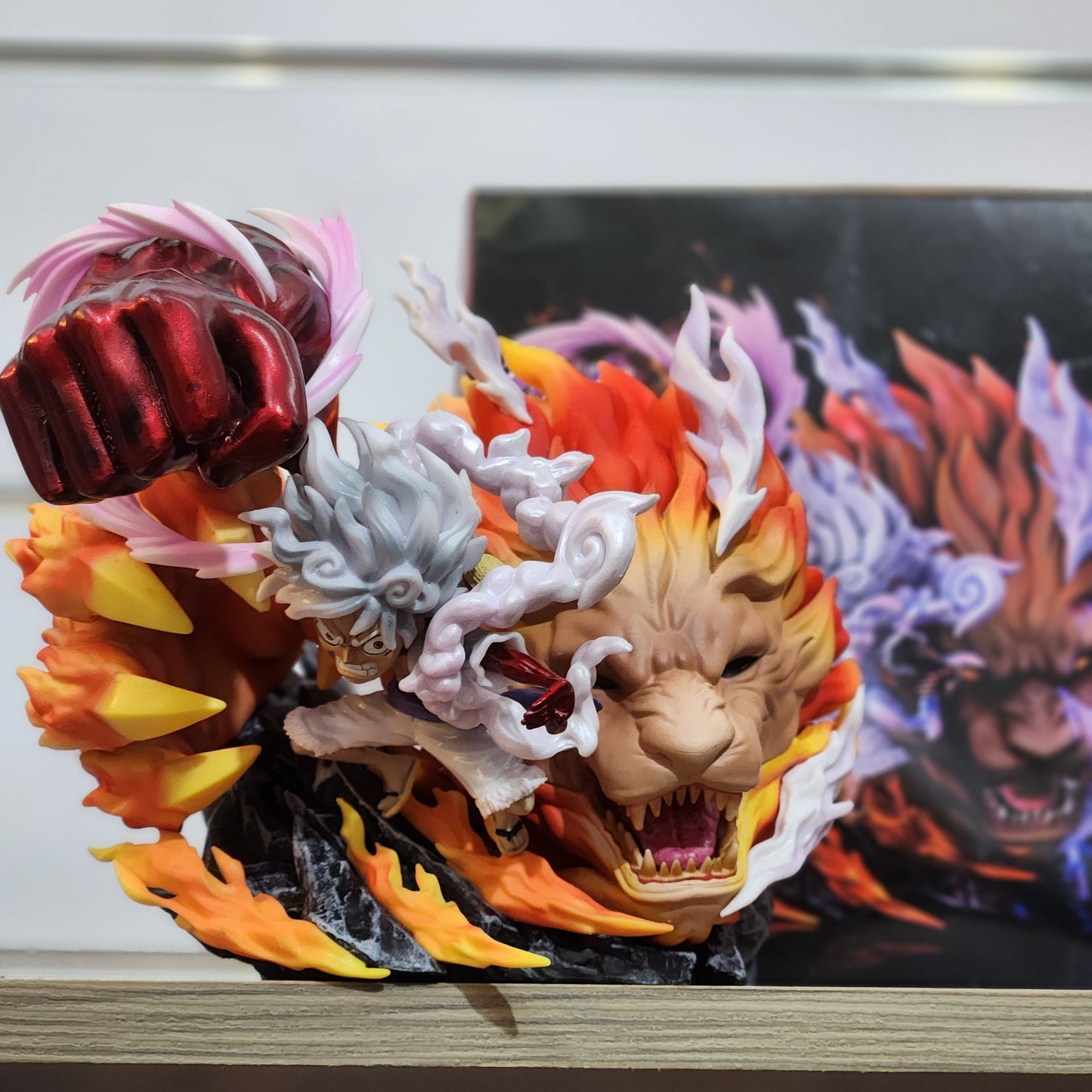 Figurine One Piece - Luffy Lion - Gear 5 (15 cm)