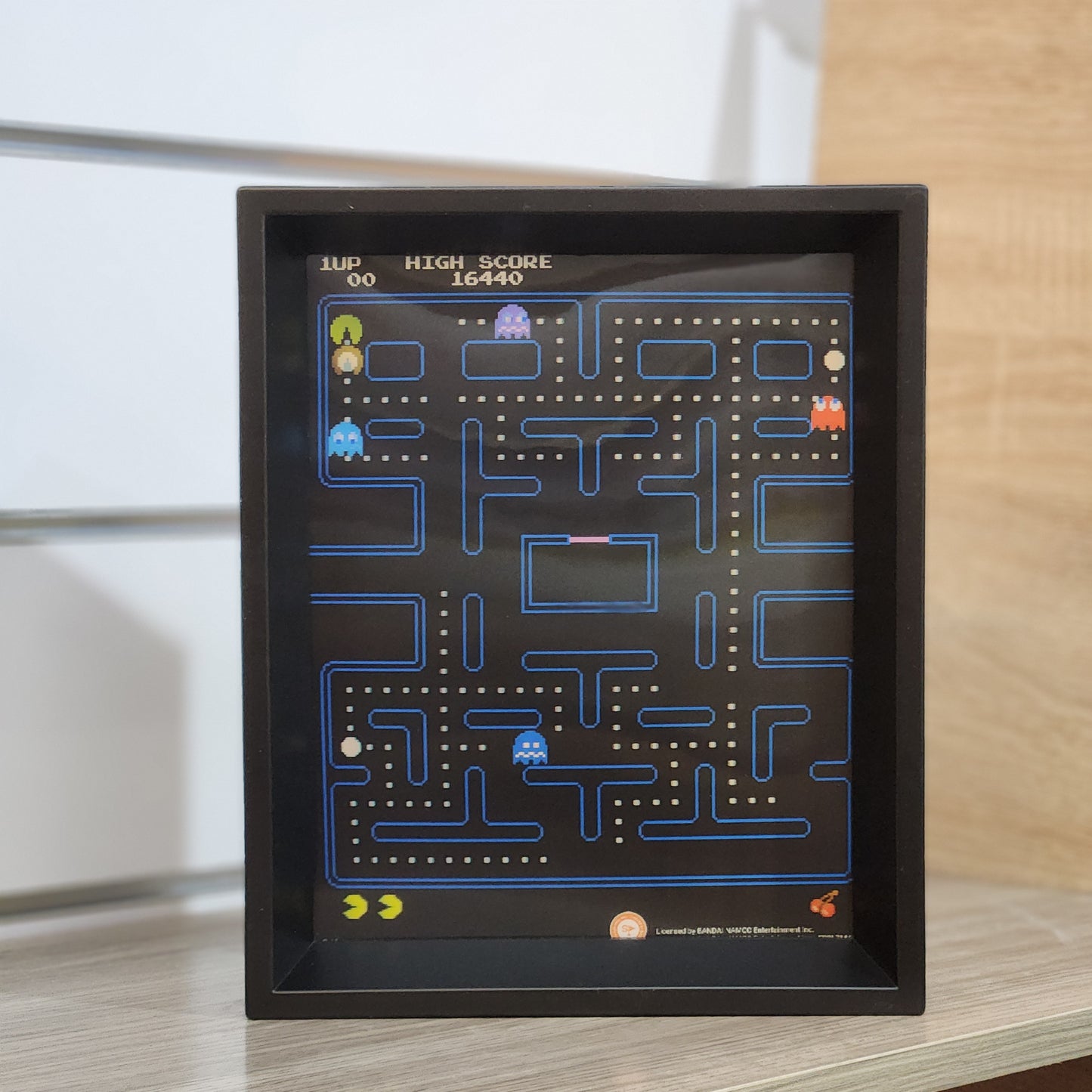 Cadre 3D Lenticulaire Pac Man 29x24 cm