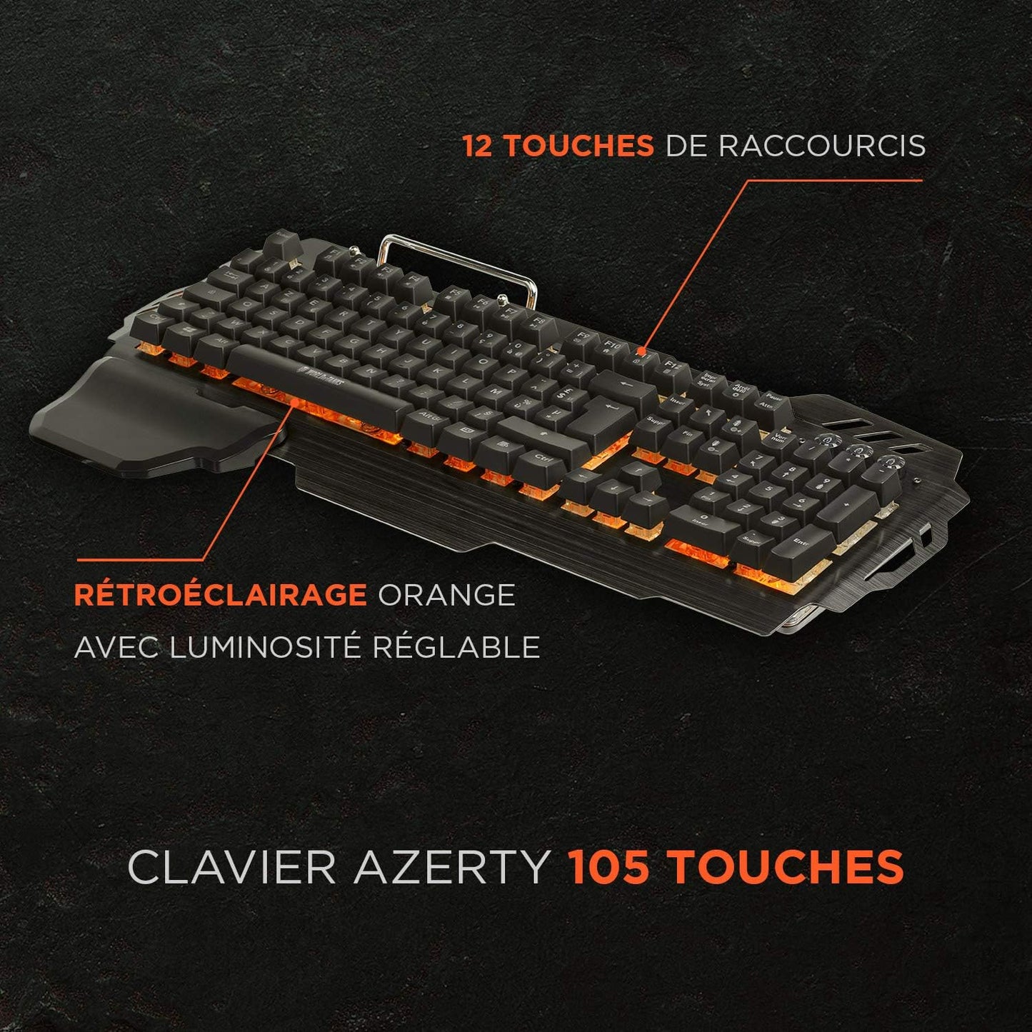 Clavier Semi Mécanique Konix K50 World of Tanks