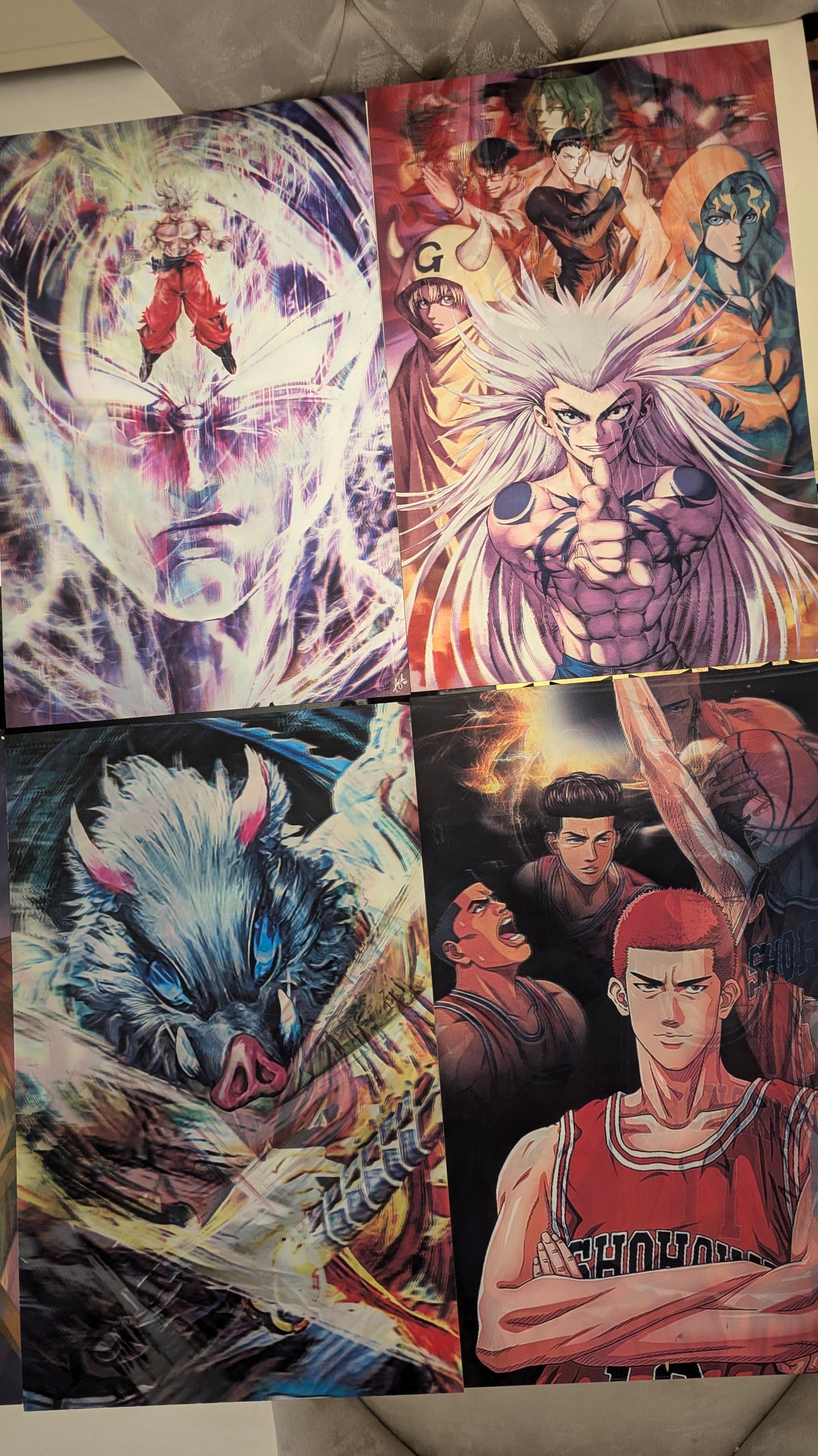 Poster 3D lenticulaire Anime (40x23 cm)