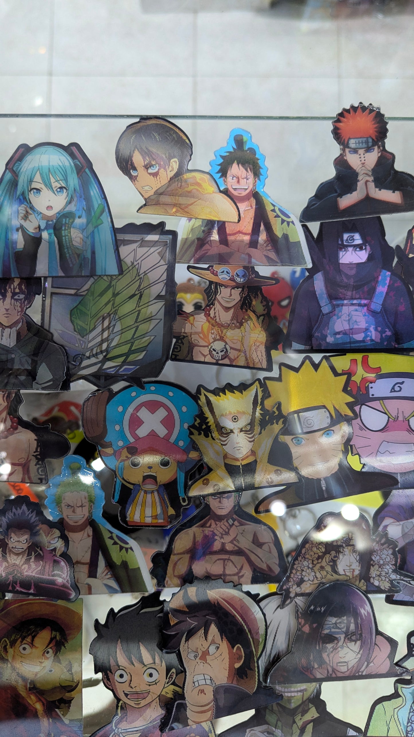 Stickers 3D lenticulaire Anime